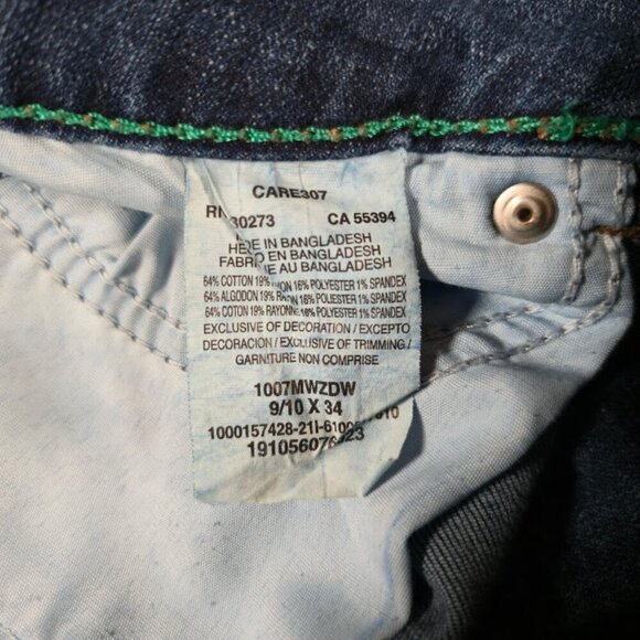 Wrangler Bootcut Embroidered Jeans Women Size 9/10 Blue Casual Denim Medium Wash - Picture 13 of 14